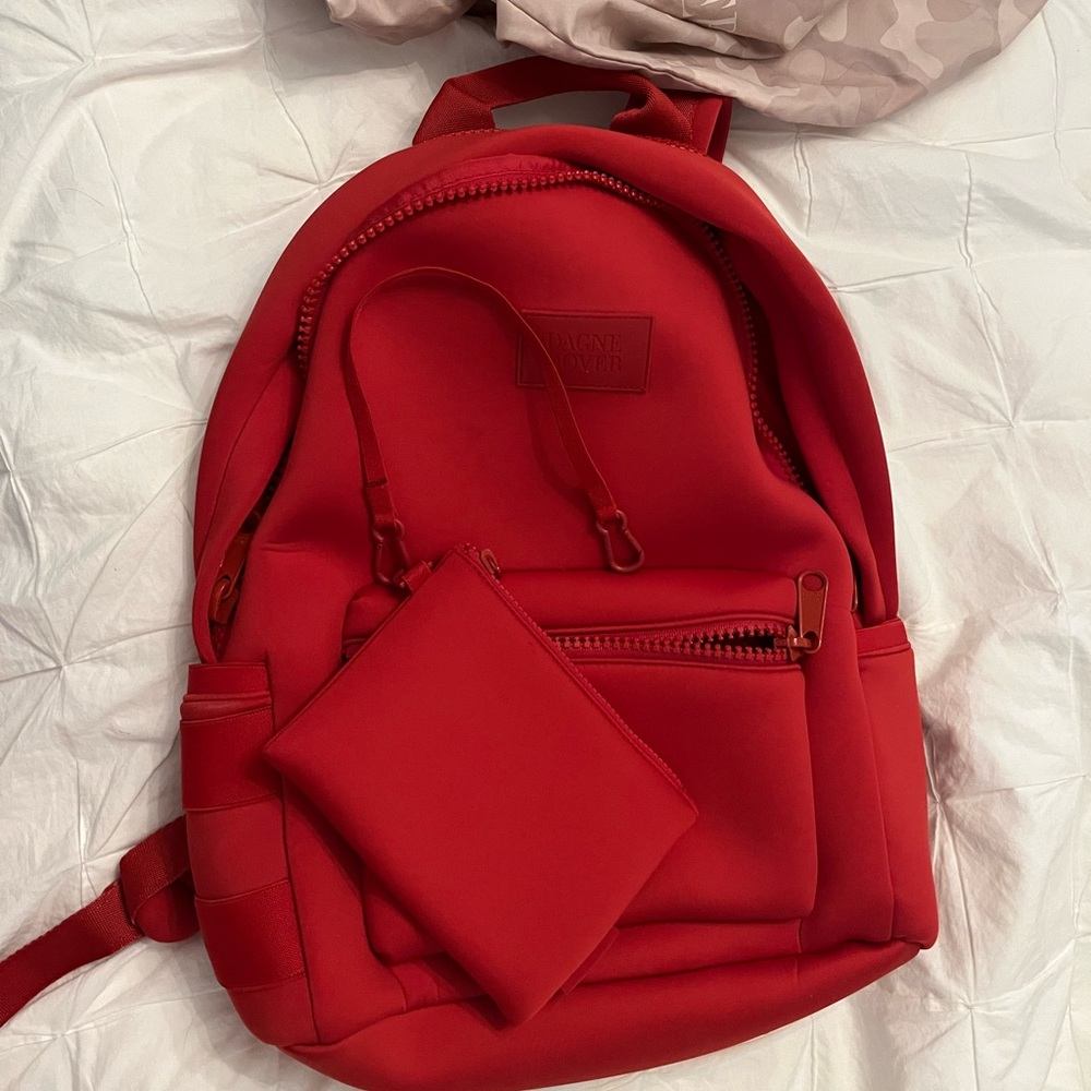 Dagne Dover Large Dakota Backpack in Siren Red
